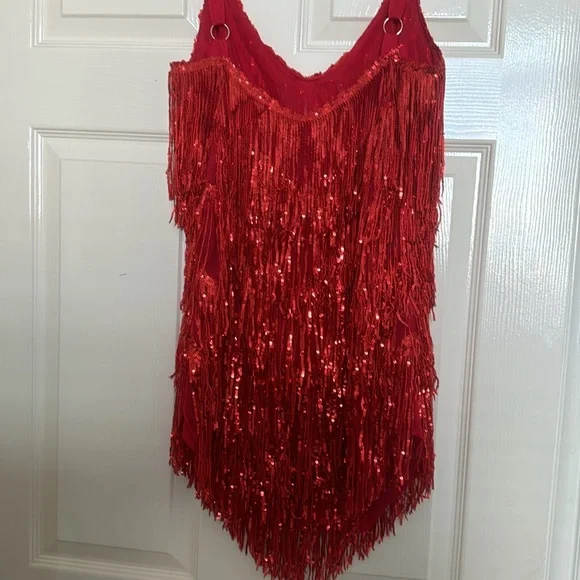 Red Amazing Lace Dresss - Picture 4 of 5